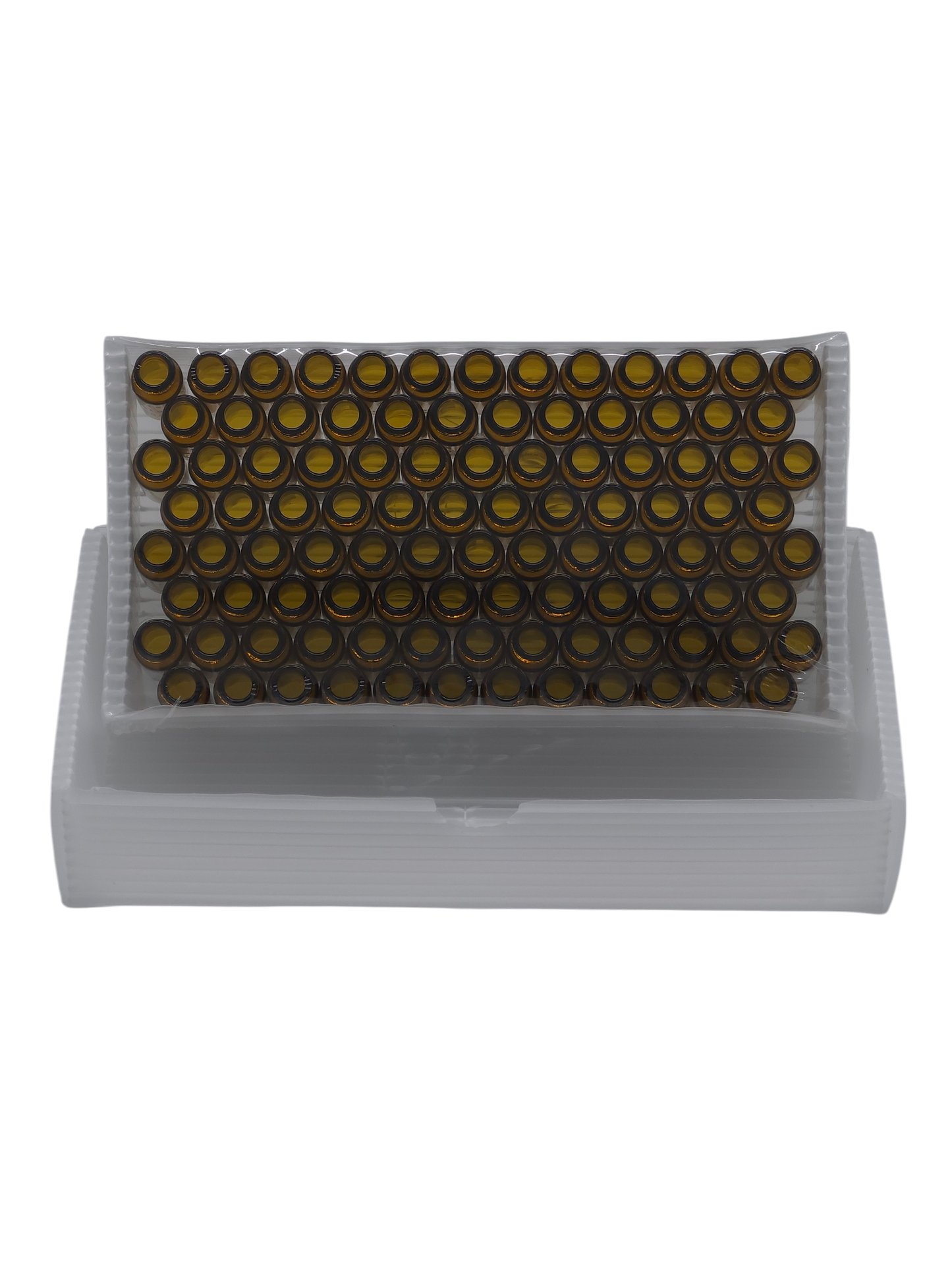 2ml Amber Glass Vial Graduated With Label Patch