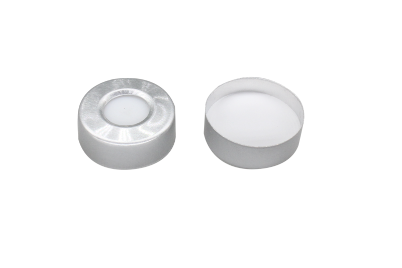 Headspace Crimp Cap with White PTFE/White Silicone Septa