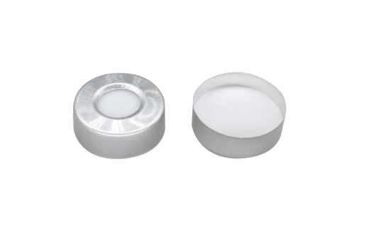 Headspace Crimp Cap with White PTFE/White Silicone Septa
