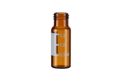 2ml Amber Glass Vial Graduated With Label Patch