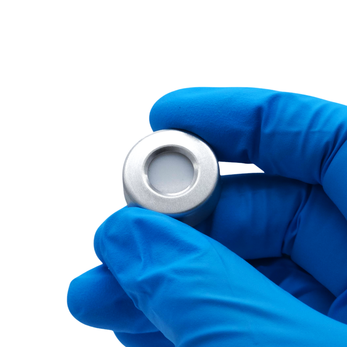 Headspace Crimp Cap with White PTFE/White Silicone Septa