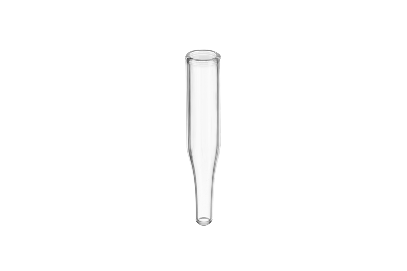 Glass Insert Conical Bottom, Clear - 250uL 6x31mm