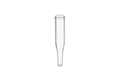 Glass Insert Conical Bottom, Clear - 250uL 6x31mm